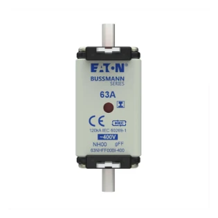 Eaton - Smeltpatroon (mes) - EATON 63Amp 400V AC GFF 00 NH FUSE 63NHFF00BI-400 12930910