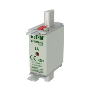 Eaton - Smeltpatroon (mes) - NH FUSE 6AMP 500V aM SIZE 000 DUAL 6NHM000B 12930944
