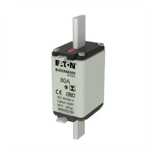 Eaton - Smeltpatroon (mes) - NH FUSE 80A 500V AC gG  SIZE 1 80NHG1BI 12931553