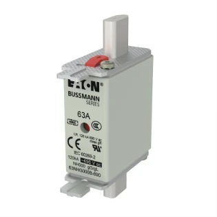Eaton - Smeltpatroon (mes) - NH FUSE 63AMP 690V SIZE 000 GG MGL 63NHG000B-690 12931554