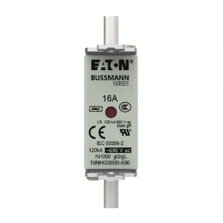Eaton - Smeltpatroon (mes) - NH FUSE 16AMP 690V SIZE 000 GG MGL 16NHG000B-690 12931657