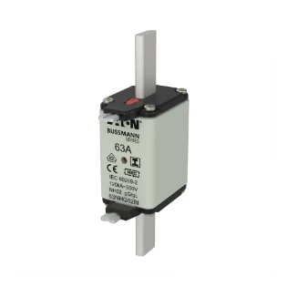 Eaton - Smeltpatroon (mes) - NH FUSE 63A 500V GL/GG SIZE 02 63NHG02BI 12931779
