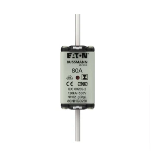 Eaton - Smeltpatroon (mes) - NH FUSE 80A 500V GL/GG SIZE 02 80NHG02BI 12931784