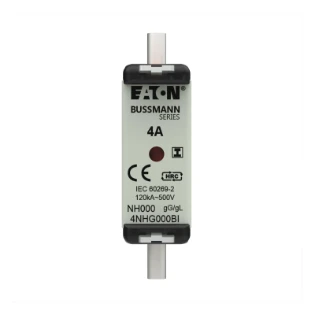 Eaton - Smeltpatroon (mes) - NH FUSE 4AMP 500V SIZE 000 GG IMGL 4NHG000BI 12931869