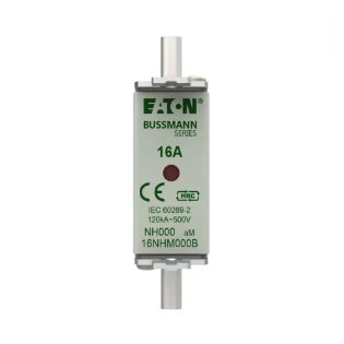 Eaton - Smeltpatroon (mes) - NH FUSE 16AMP 500V aM SIZE 000 DUAL 16NHM000B 12931908