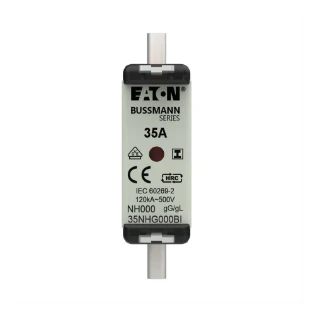 Eaton - Smeltpatroon (mes) - NH FUSE 35AMP 500V SIZE 000 GG IMGL 35NHG000BI 12931923