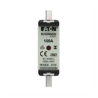 Eaton - Smeltpatroon (mes) - NH FUSE 100AMP 500V SIZE 000 GG IMG 100NHG000BI 12931985