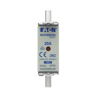 Eaton - Smeltpatroon (mes) - NH FUSE 20A 400V GG/GL SIZE 000 20NHG000B-400 12932234