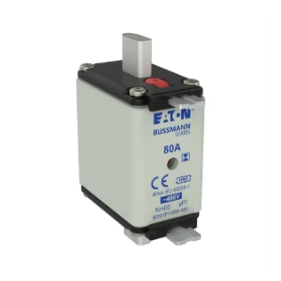 Eaton - Smeltpatroon (mes) - 80Amp 400V AC GFF 00 NH FUSE 80NHFF00BI-400 12932261