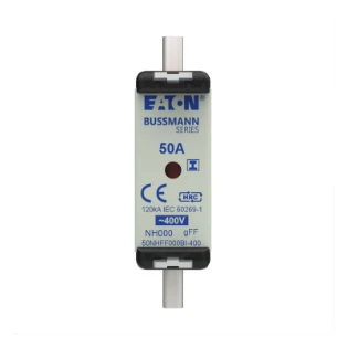 Eaton - Smeltpatroon (mes) - EATON 50Amp 400V AC GFF 000 NH FUSE 50NHFF000BI-400 12932355