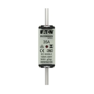 Eaton - Smeltpatroon (mes) - NH FUSE 35A 500V GL/GG SIZE 01 35NHG01BI 12932360