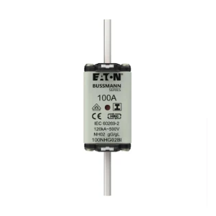 Eaton - Smeltpatroon (mes) - NH FUSE 100A 500V GL/GG SIZE 02 100NHG02BI 12932447