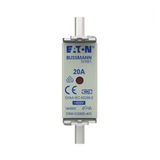 Eaton - Smeltpatroon (mes) - NH FUSE 20A 400V GG/GL SIZE 000 20NHG000B-400 12932664