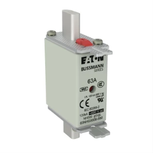Eaton - Smeltpatroon (mes) - NH FUSE 63AMP 690V SIZE 000 GG MGL 63NHG000B-690 12932839