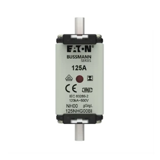 Eaton - Smeltpatroon (mes) - NH FUSE 125A 500V GL/GG SIZE 00 125NHG00BI 12933013