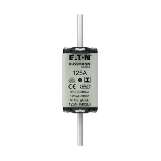 Eaton - Smeltpatroon (mes) - NH FUSE 125A 500V GL/GG SIZE 02 125NHG02BI 12933028