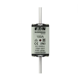 Eaton - Smeltpatroon (mes) - NH FUSE 100A 500V GL/GG SIZE 02 100NHG02BI 12933799