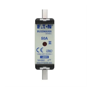 Eaton - Smeltpatroon (mes) - EATON 50Amp 400V AC GFF 000 NH FUSE 50NHFF000BI-400 12933908