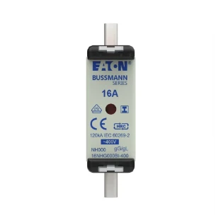 Eaton - Smeltpatroon (mes) - NH FUSE 16A 400V GG SIZE 000 16NHG000BI-400 12933909