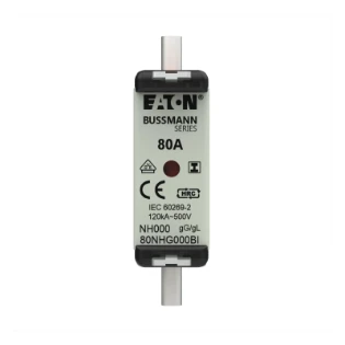 Eaton - Smeltpatroon (mes) - NH FUSE 80AMP 500V SIZE 000 GG IMGL 80NHG000BI 12933925