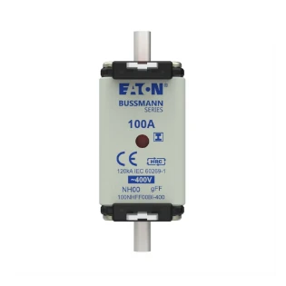 Eaton - Smeltpatroon (mes) - 100Amp 400V AC GFF 00 NH FUSE 100NHFF00BI-400 12934041