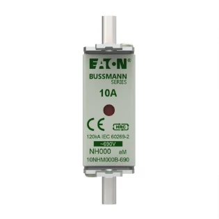 Eaton - Smeltpatroon (mes) - NH FUSE 10AMP 690V aM SIZE 000 10NHM000B-690 12934260
