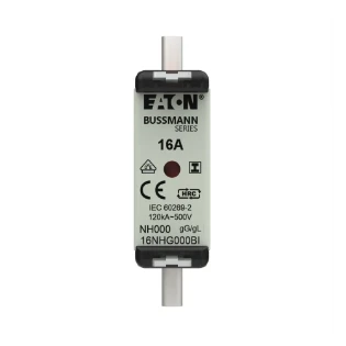Eaton - Smeltpatroon (mes) - NH FUSE 16AMP 500V SIZE 000 GG IMGL 16NHG000BI 12934465