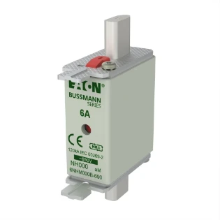 Eaton - Smeltpatroon (mes) - NH FUSE 6AMP 690V aM SIZE 000 6NHM000B-690 12934478