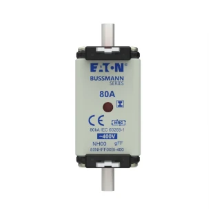 Eaton - Smeltpatroon (mes) - 80Amp 400V AC GFF 00 NH FUSE 80NHFF00BI-400 12934537