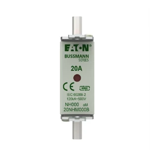 Eaton - Smeltpatroon (mes) - NH FUSE 20AMP 500V aM SIZE 000 DUAL 20NHM000B 12934579