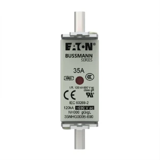 Eaton - Smeltpatroon (mes) - NH FUSE 35AMP 690V SIZE 000 GG MGL 35NHG000B-690 12934902