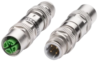 Siemens - Ronde connector, veldzijdig confectioneerbaar (industrieconnector) - IE Adapter M12-D/M12-X (M12 D-F/... 6GK19010DE206AA0 12949532