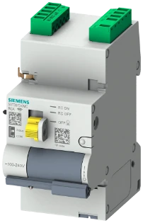 Siemens - Nevenapparaat modulair - RCA 5ST3 COM RCD/IR Test; 230V AC 5ST30730MC 12949569
