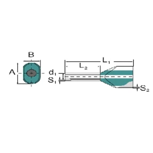 Weidmüller - Adereindhuls - H1,5/16D ZH SW SV 9004420000 13988