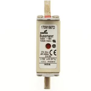 Eaton - HRC zekering - FUSE 100A 690V aR DIN 000 HSDNH 170M1567D 141313
