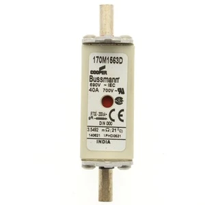 Eaton - HRC zekering - FUSE 40A 690V gR DIN 000 HSDNH 170M1563D 141323