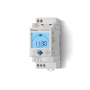 Finder - Digitale schakelklok voor paneelbouw - 12.81.8.230.0000 12.81.8.230.0000 14148686