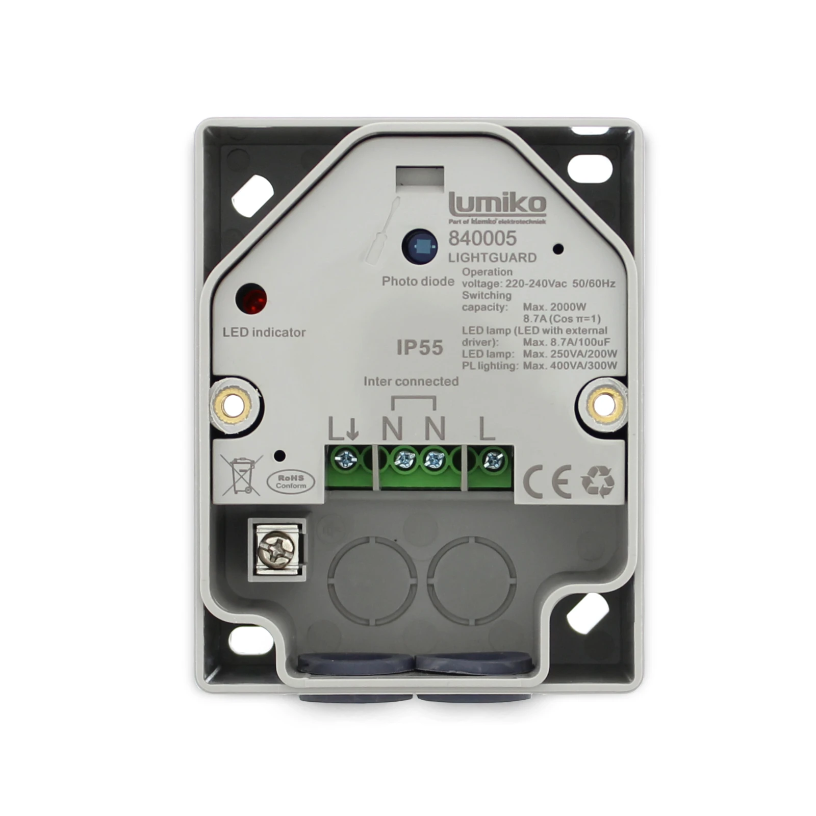 Lumiko Schemerschakelaar LIGHTGUARD 840005 14159582