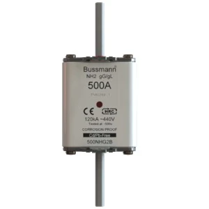 Eaton - Smeltpatroon (mes) - NH FUSE 500A 500V GG/GL SIZE 2 500NHG2B 148063
