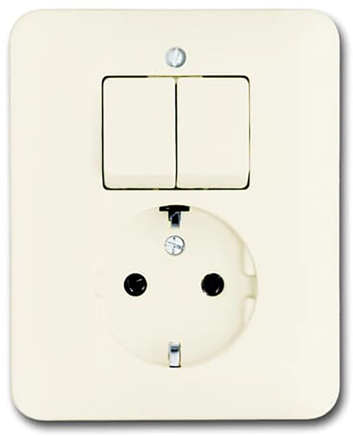 ABB Schakelaar/wandcontactdoos combinatie 4310/5 EUJ-212-503 2CKA001611A0011 17347235