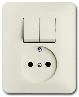 ABB - Schakelaar/wandcontactdoos combinatie - 4310/5 UJ-212-503 2CKA001611A0151 17347638