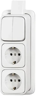 ABB - Schakelaar/wandcontactdoos combinatie - 2601/5/2300/2EAPJW 2CKA001686A0017 17348122