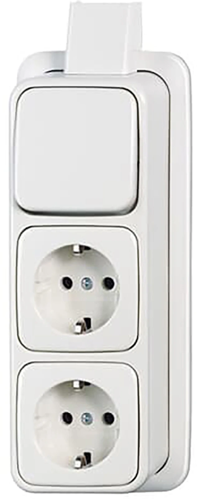 ABB Schakelaar/wandcontactdoos combinatie 2601/6/2300/2EAPJW 2CKA001686A0016 17351241