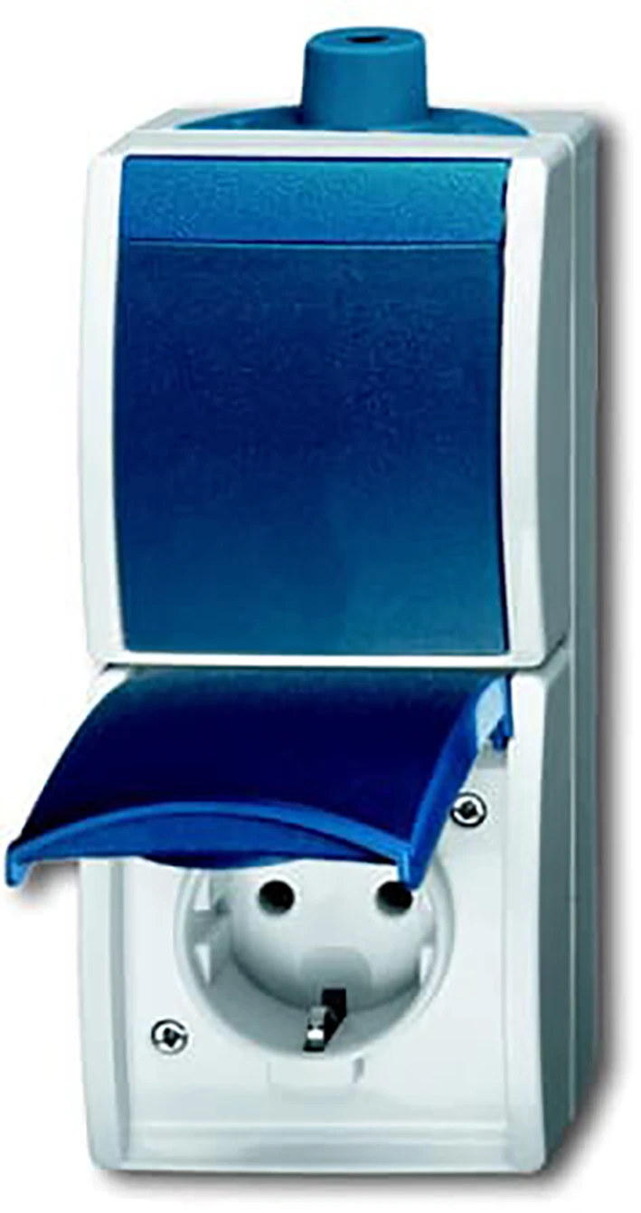 ABB Schakelaar/wandcontactdoos combinatie 2601/6/20EW-53-503 2CKA001684A0319 17354120