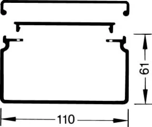 Hager - Leidingkanaal - LF LF6011007030 18344