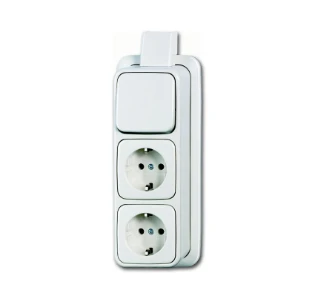ABB - Schakelaar/wandcontactdoos combinatie - 2601/6/2300/2EAPJW 2CKA001686A0016 183540
