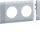 Hager - Afdekplaat installatiecomponenten wandgoot - Ecoline GB08020LAN 2178060