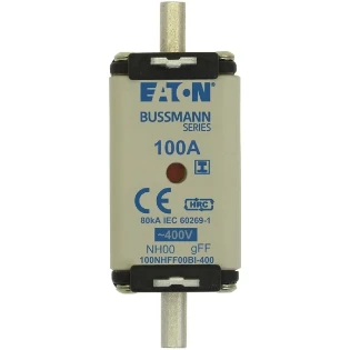 Eaton - Smeltpatroon (mes) - 100Amp 400V AC GFF 00 NH FUSE 100NHFF00BI-400 2227990