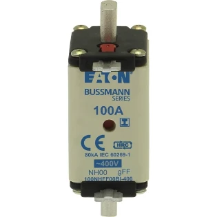 Eaton - Smeltpatroon (mes) - 100Amp 400V AC GFF 00 NH FUSE 100NHFF00BI-400 2227991
