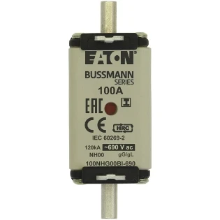 Eaton - Smeltpatroon (mes) - NH FUSE 100AMP 690V gG SIZE 00 DUAL 100NHG00BI-690 2228019